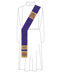 Stole Styles in the Saint Ambrose Ecclesiastical Collection Advent