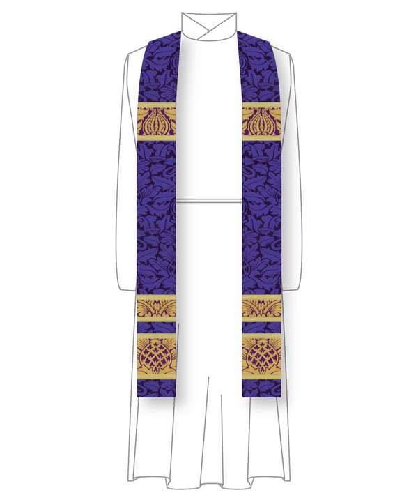 Stole Styles in the Saint Ambrose Ecclesiastical Collection Lent
