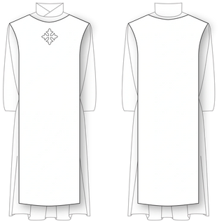 Cossock Pattern Alb, Cassock, Monastic and Nun Habit Sewing Patterns – Ecclesiastical ...