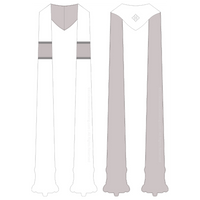 Shaped Stole Sewing Pattern Style 1013 | Clergy Stole Latin Mass| ecclesiastical-sewing
