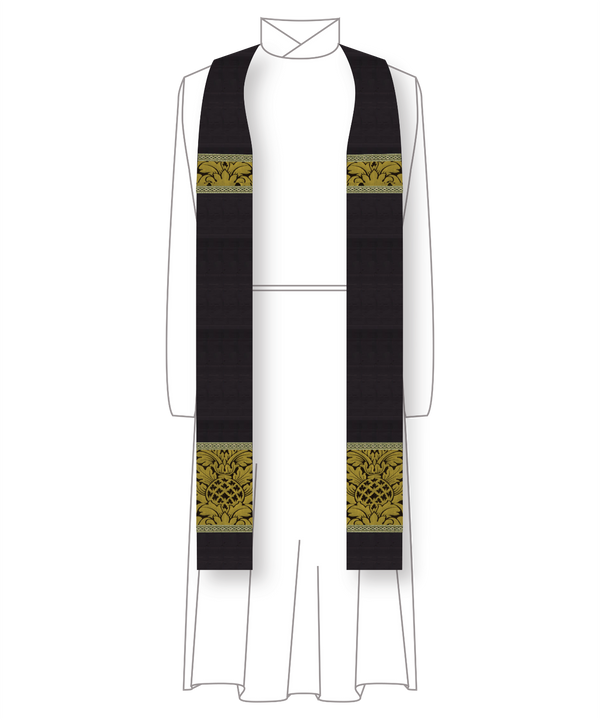 Good Friday Gold & Black Stole | St. Augustine  Ecclesiastical Sewing