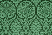 St. Nicholas Damask Liturgical Fabric For Church Vestments | Green