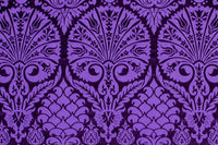 St. Nicholas Damask Liturgical Fabric For Church Vestments | Violet or Purple