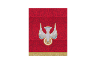 Pentecost pulpit fall symbolizing the Holy Spirit’s abiding presence