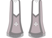 Latin Mass V-Orphrey Stole Maniple | Clergy Sewing Pattern Style 1020