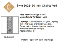 Chalice Veil Pattern | Church Sewing  Pattern
