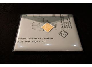 Traditional Alb Priest Sewing Pattern Church Vestment | Vintage Linen Alb 