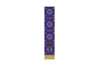 Violet Cross Bible Marker Hanging | Lent Passion Collection