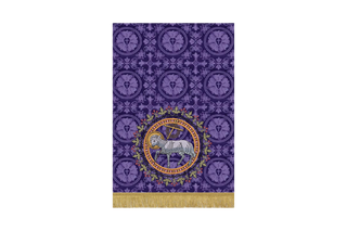 Violet Lent Lamb Pulpit Hanging | Lent Passion Collection