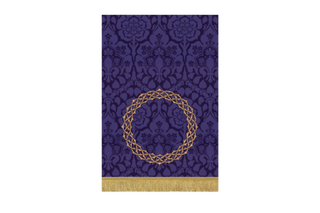 Violet Spear Thorns Pulpit Hanging | Lent Passion Collection