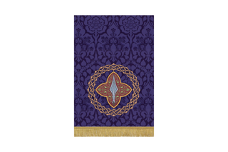 Violet Spear Thorns Pulpit Hanging | Lent Passion Collection