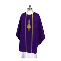 Priest Chasuble Vestment from the Gloria Advent or Lent Collection | Violet Lent Chasble Ecclesiastical Sewing