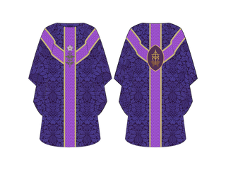 Virgo Oval Chasuble Great O'Antiphon Collection | Chasubles for Advent