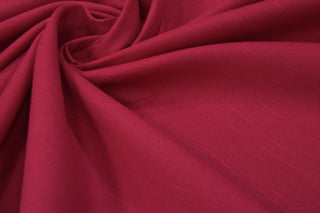 Wells Regalis Crimson medium weight woven fabric close up texture