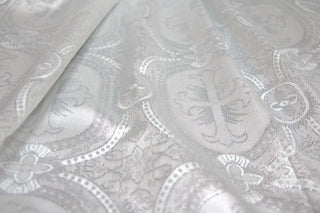 Imperial Cross Medallion Brocade Fabric | Liturgical Church Brocade