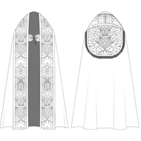 Wide Orphrey Cope with Hood  | Chasuble & Vestment Sewing Patterns