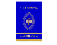 O Sapientia Banner Advent Blue | Blue Advent Church banner Ecclesiastical Sewing