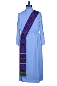 Advent Stole for Clergy | Blue Advent Clergy Stole