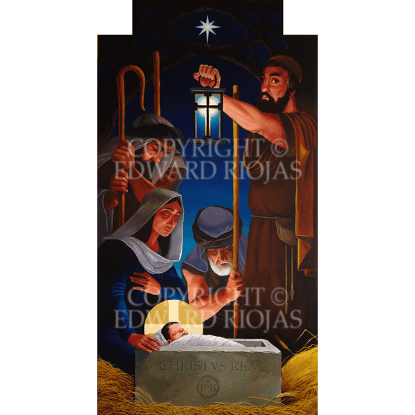ALL SAINTS NATIVITY Liturgical Artwork| Edward Riojas Christian Art
