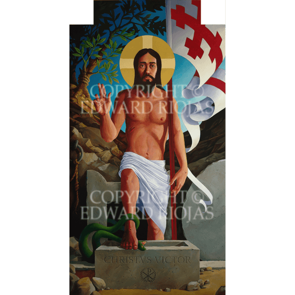 ALL SAINTS RESURRECTION Liturgical Artwork Edward Riojas Christian Art