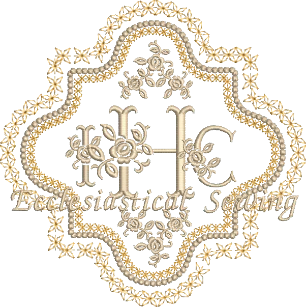 Altar Linen IHC Quatrefoil Monogram Machine Embroidery Design ...