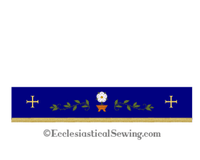 Altar Superfrontal & Advent Altar Decorations | O Emmanuel Crosses