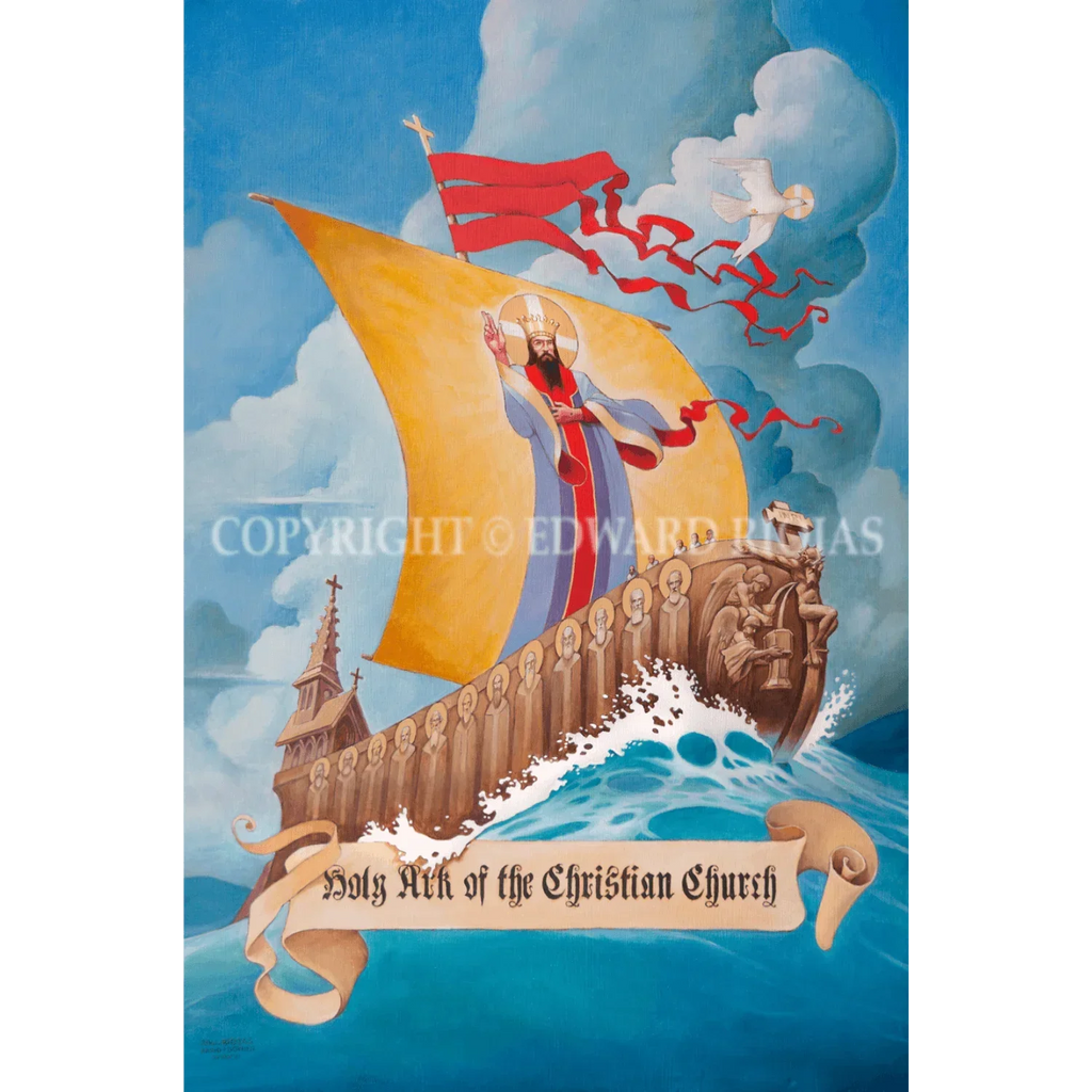 Ed Riojas Lamb ARK of THE CHURCH Giclée Print Liturgical Artwork | Edward Riojas ...