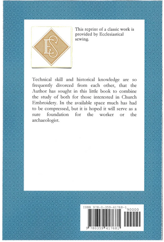 Arts of the Church by Alice Dryden: Blue back cover with a description and barcode.