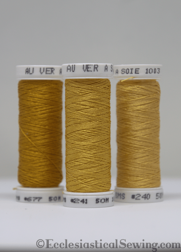 Au Ver A Soie - Soie 100/3 Silk Thread Colors 002 to 240 Silk thread Sewing Embroidery