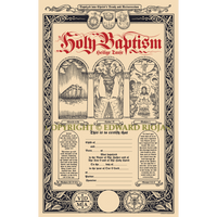 Baptismal Certificate | Liturgical Art and Gifts