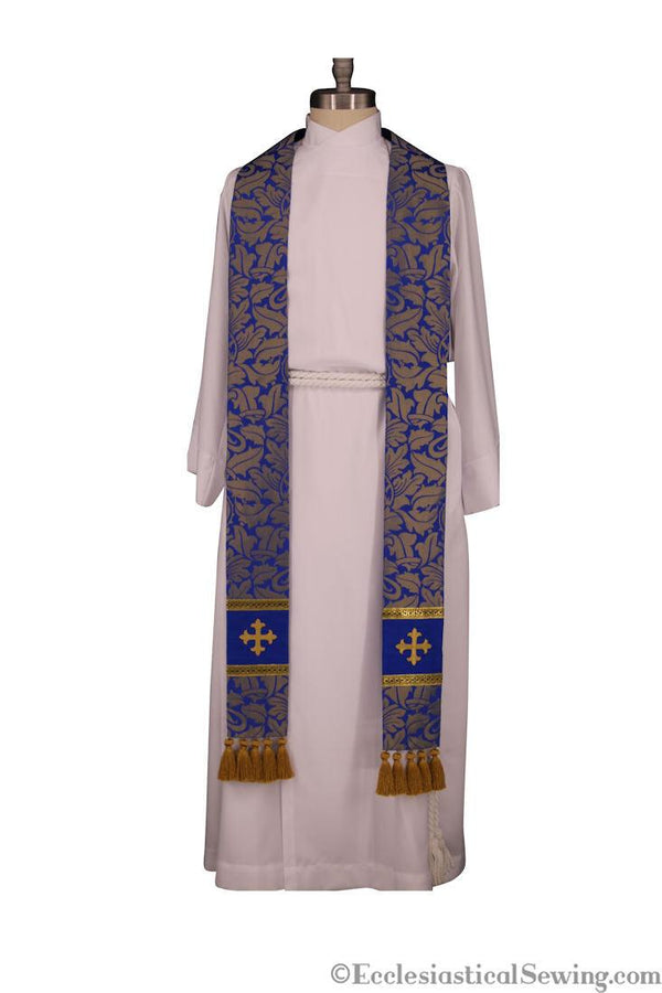 Priest Stole Advent Fidelis | Pastor Priest Stole Advent Stole Blue Stole Ecclesiastical Sewing