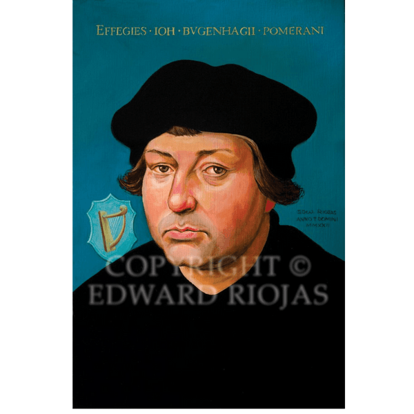 BUGENHAGEN Giclée Print Reformation Figure Edward Riojas Christian Art