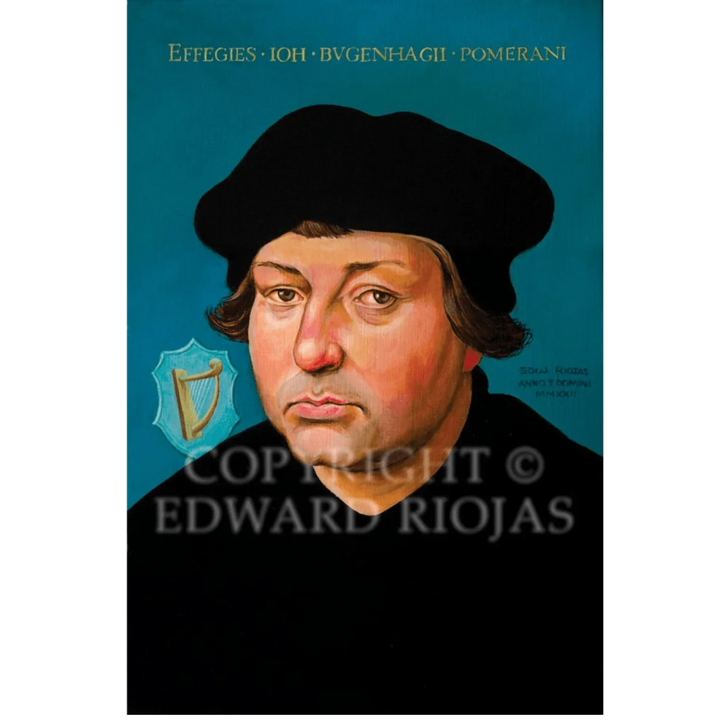 BUGENHAGEN Giclée Print Reformation Figure Edward Riojas Christian Art ...