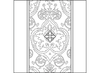 Ecclesiastical Burda Pattern Burse Sewing Pattern Style 6003 | Printed Full-Size Church Vestment ...