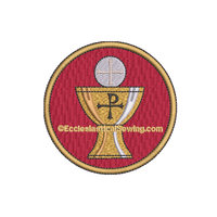 Chalice Host Eucharist Church Embroidery Design Religious | Liturgical Machine Embroidery Design Ecclesiastical Sewing
