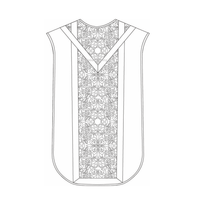 Traditional Latin Mass Chasuble Sewing Pattern | Latin Mass Chasuble Pattern Catholic Sewing Pattern Ecclesiastical Sewing