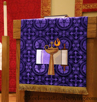 Advent Altar Frontals & Hangings | City of David Pulpit and Lectern Falls