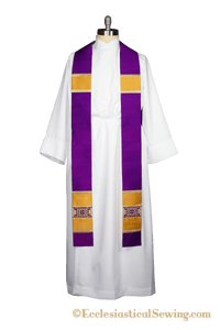 Priest Stole Made of Silk - St. Ignatius of Antioch Collection | Clergy Stoles
