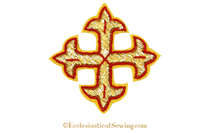 Cross Goldwork Applique - Ecclesiastical Sewing