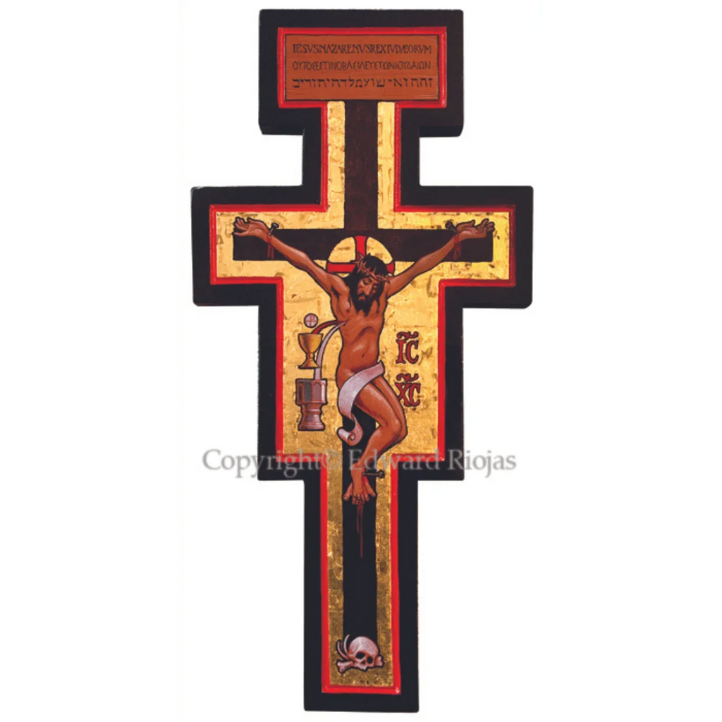 Crucifix by Edward Riojas | Liturgical Artwork Print | Ecclesiastical ...