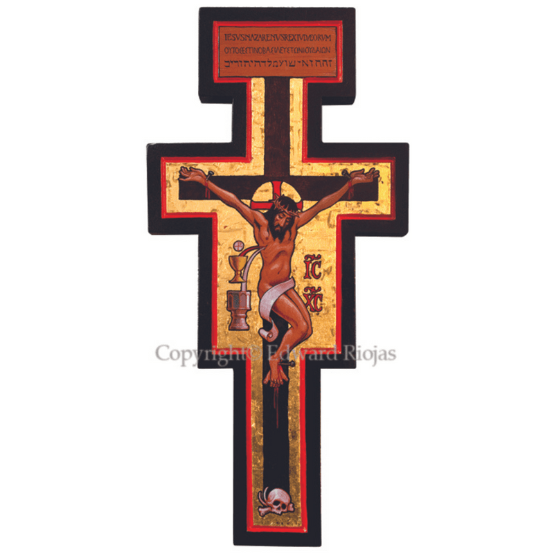 Ed Riojas Cross Crucifix Edward Riojas Print | Liturgical Artwork Print