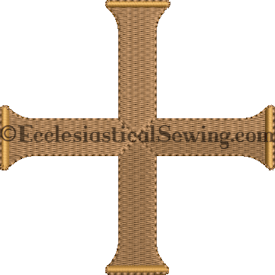 Dayspring Starburst Cross Pastor Priest Vestments |Church Vestments Digital machine Embroidery Design Ecclesiastical Sewing