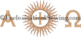Dayspring Superfrontal Machine Embroidery Design | CHurch Vestment Machine Embroidery Designs Ecclesiasticla Sewing