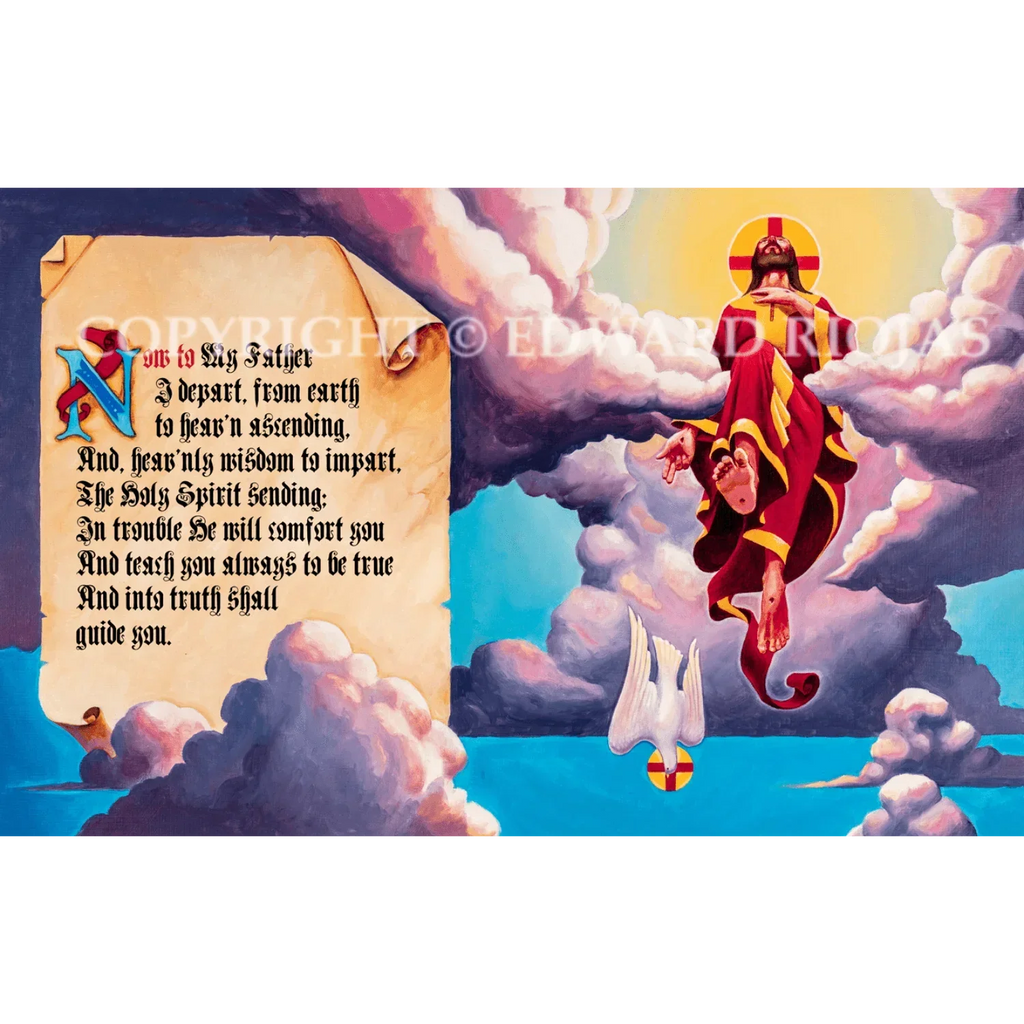 Ed Riojas Lamb DEAR CHRISTIANS ASCENSION SPREAD| Edward Riojas Liturgical Artwork ...