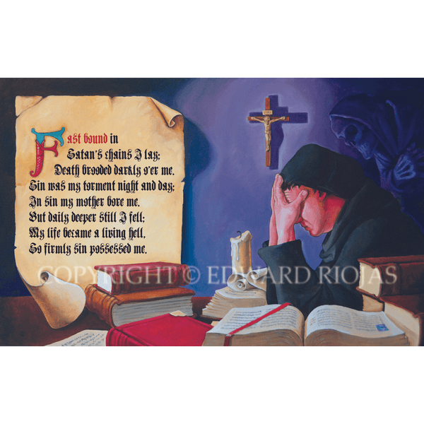 DEAR CHRISTIANS BOUND SPREAD | Edward Riojas Liturgical Artwork
