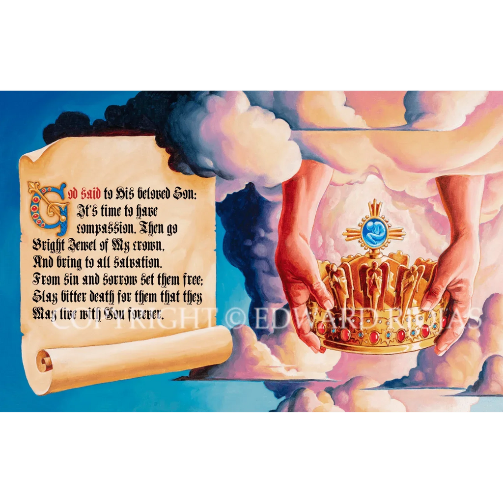 Ed Riojas Cross DEAR CHRISTIANS CROWN SPREAD Giclée Print| Edward Riojas Artwork ...