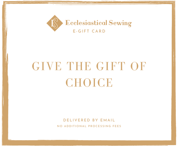 E-Gift Card - Ecclesiastical Sewing