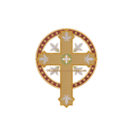 Easter Cross Ring Large Embroidery | Large Easter Design - Ecclesiastical Sewing
