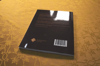 Embroidery for Church Guilds: Back cover and barcode displayed on gold floral fabric.