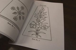 Embroidery for Church Guilds: Illustrated page showing a floral stole design.